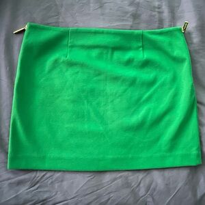 Michael Kors emerald green mini skirt sz 6